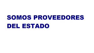 Proveedores
